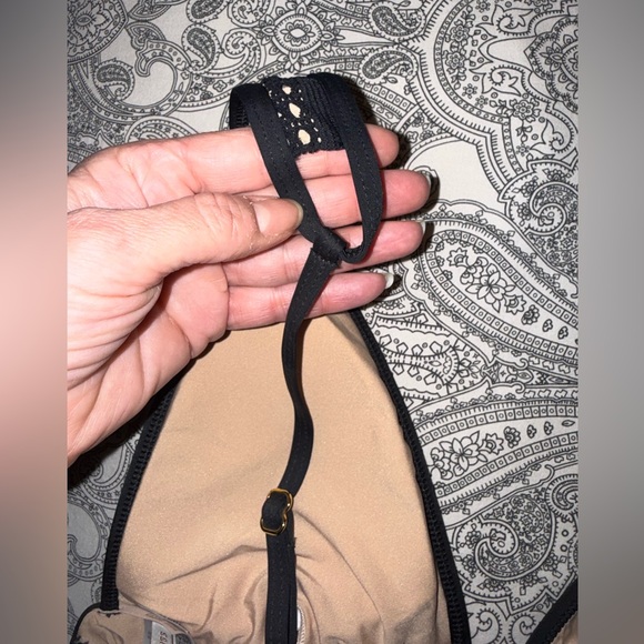 NWT Ella Moss Black High Waist Crochet Bikini | Medium - Picture 4 of 7